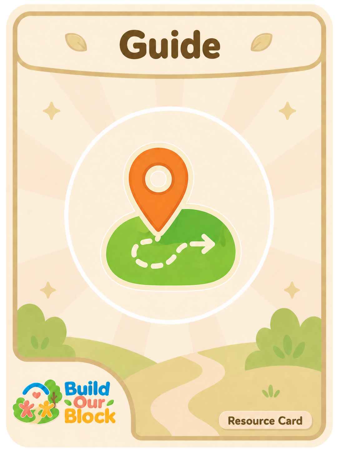 Guide resource card